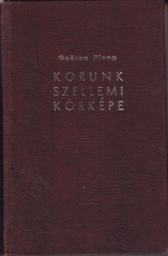 Gatan Picon - Korunk szellemi krkpe