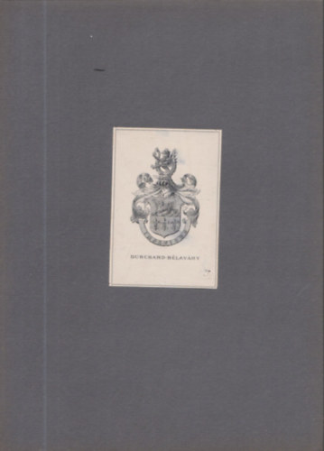 Ex Libris - Burchard-Blavry csald (eredeti nyomat)