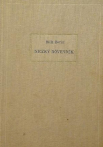 Balla Borisz - Niczky nvendk