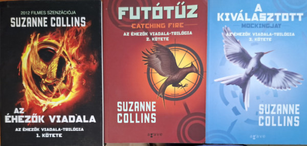 Suzanne Collins - Az éhezők viadala 1-3. kötet (Az éhezők viadala - Futótűz - A kiválasztott)
