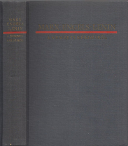 Marx-Engels-Lenin - A nemzeti k�rd�sr�l