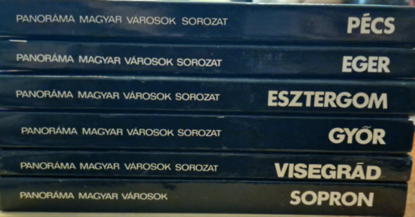 Wellner István, Cziglényi László, Cseke László, Czellár Katalin Csorba Csaba - 6db Panoráma magyar városok sorozat.