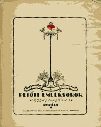 Petőfi-emléksorok 1923. január