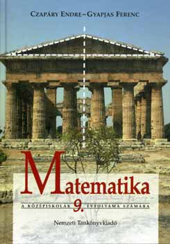 Czap�ry Endre; Gyapjas Ferenc - Matematika 9.