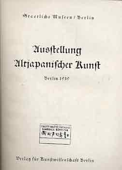Ausstellung Altjapanischer Kunst (Berlin 1939) (g�t bet�s)