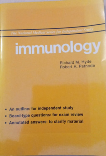 Robert A. Patnode Richard M. Hyde - Immunology