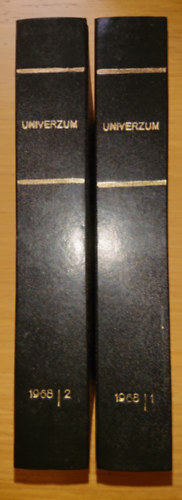 Az Univerzum foly�rat 1968-as �vfolyam�nak 12 sz�ma egybek�tve - k�t k�tetben