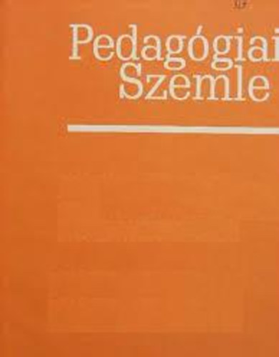 Pedag�giai Szemle 1986 J�lius - Augusztus