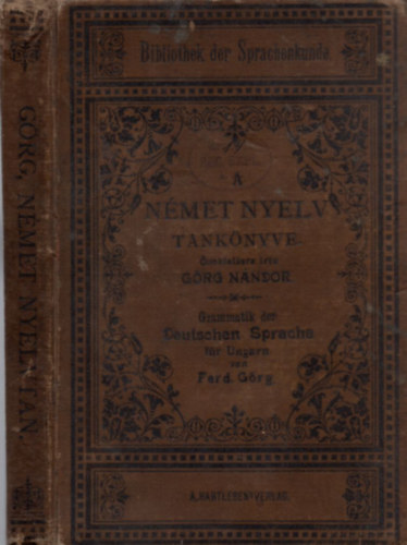 G�rg N�ndor - A n�met nyelv tank�nyve