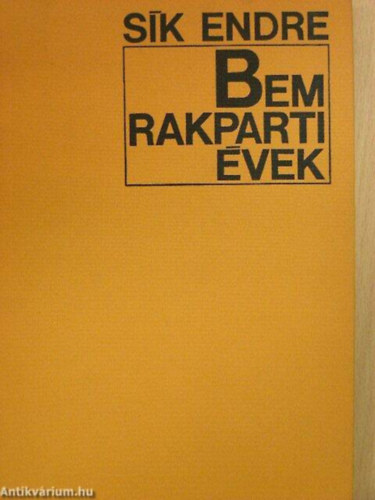 S�k Endre - Bem rakparti �vek