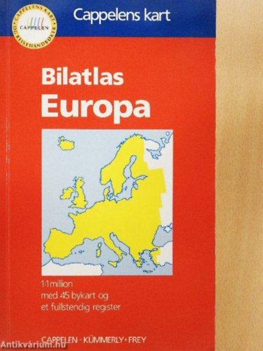 Cappelens kart - Bilatlas Europa