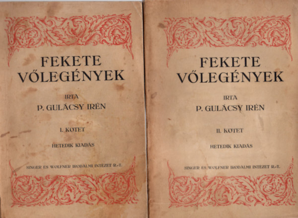 Gulcsy Irn - Fekete vlegnyek I-III.