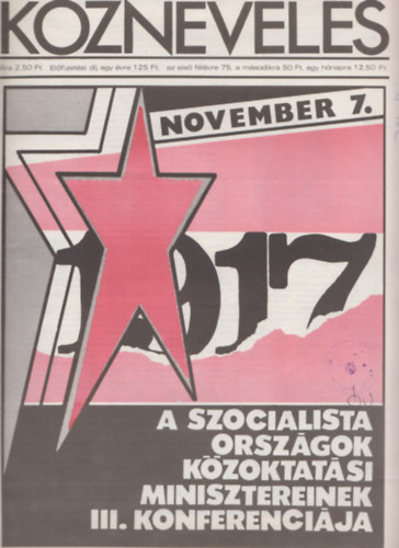 Tth Lszl  (fszerk.) - Kznevels XXXV. vfolyam 36. szm (1979. november 2.)