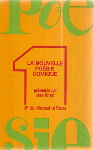 Poesie 1 - La nouvelle po�sie comique