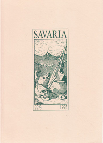 Savaria - A Vas megyei M�zeumok �rtes�t�je 22/3. (1992-1995)