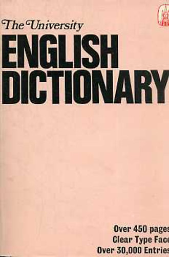 University Books - The University English Dictionary