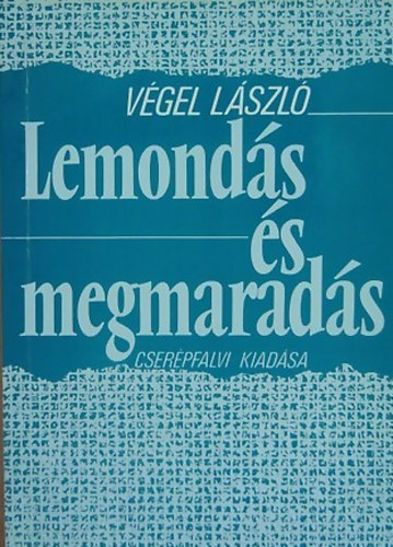 Vgel Lszl - Lemonds s megmarads
