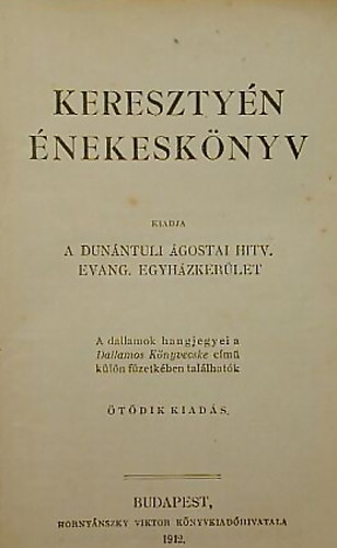 Keresztyn nekesknyv
