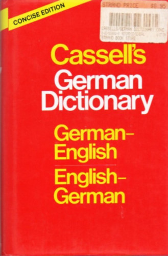 Cassell's  German Dictionary - German-English, English-German