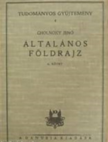 Általános földrajz (I.kötet)