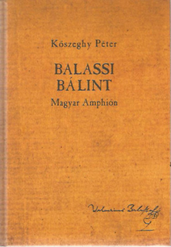 Kszeghy Pter - Balassi Blint - Magyar Amphin