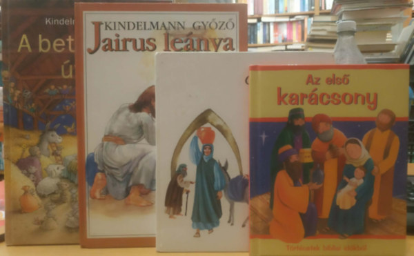 Kindelmann Gy�z�, Sophie Piper Charles Dickens - 4 db kereszt�ny mesek�nyv: Az els� kar�csony + Urunk �lete + Jairus le�nya + A betlehemi �ton