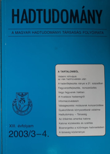 Hadtudomány 2003/3-4.