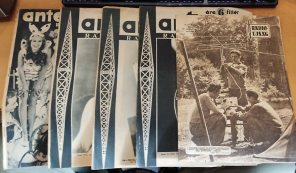 5 db rádió-amatőr újság - szórványszámok