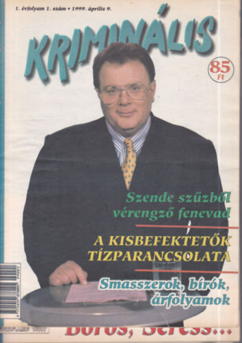 Kriminlis - Bngyi magazin 1999/1-9