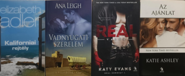 Katy Evans, Elisabeth Adler, Ana Leigh Katie Ashley - Romantikus knyvcsomag