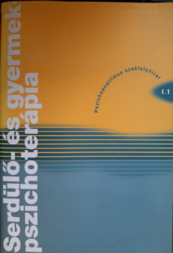 Serdülő- és gyermekpszichoterápia I.1