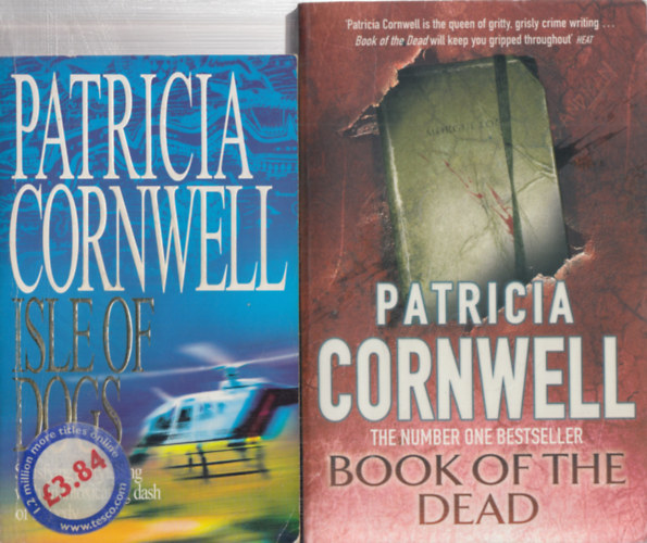 Patrica Cornwell - 2db Patricia Cornwell angol nyelv regny: Book of the dead + Isle of dogs