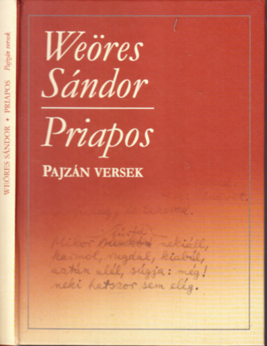 We�res S�ndor - Priapos (Pajz�n versek)
