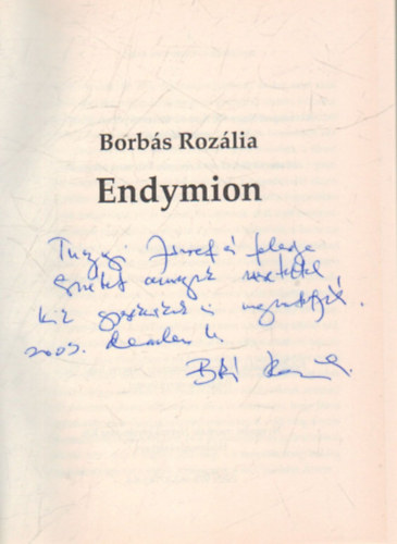 Borb�s Roz�lia - Endymion