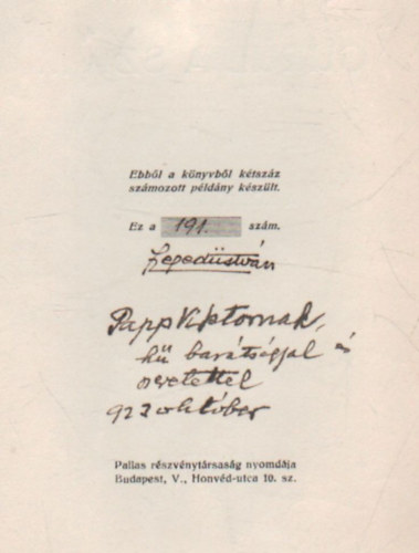 Szegedi István - Gurul a szív (dedikált!)