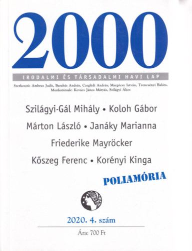 2000 Irodalmi és Társadalmi Havi Lap - 2020. 4. szám