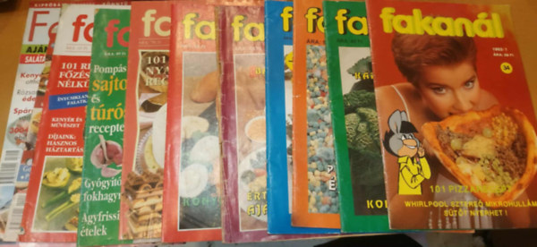 Kéryné Serly Anna (főszerk.) - 11 db Fakamál magazin (Szórványszámok, lapszámok a terméklapon)