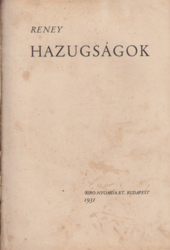 Reney - Hazugs�gok