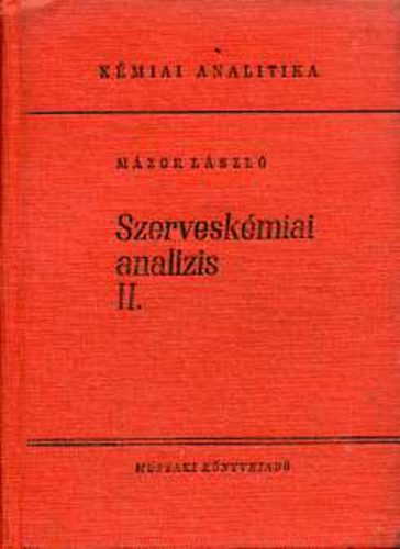 Mzor Lszl - Szerveskmiai analzis II. Mennyisgi elemanalzis