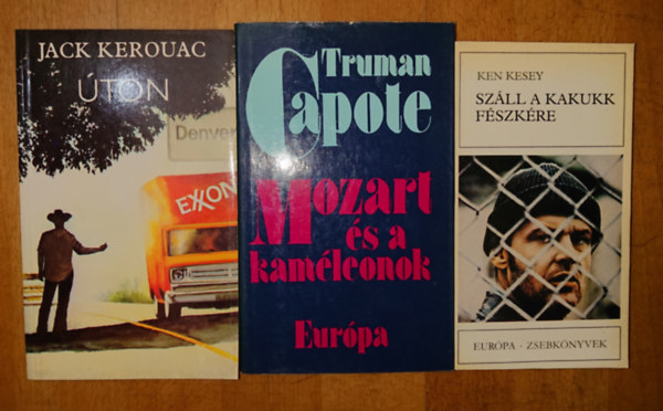 Jack Kerouac, Truman Capote Ken Kesey - 3 kultikus amerikai regény a 20. század második feléből: Száll a kakukk fészkére, Úton, Mozart és a kaméleonok