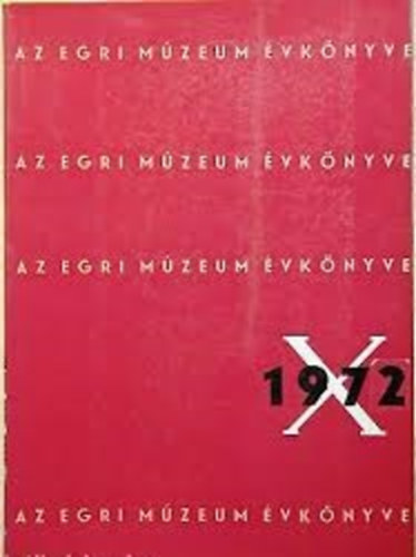 Az Egri mzeum vknyve X.