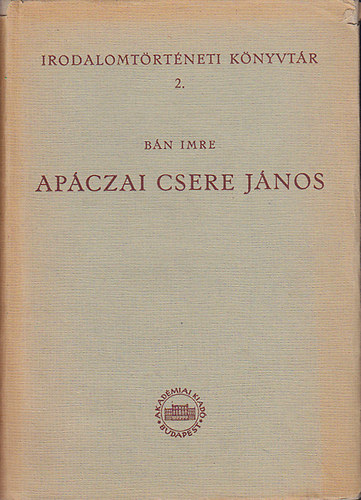 B�n Imre - Ap�czai Csere J�nos
