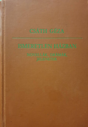 Cs�th G�za - Ismeretlen h�zban I.