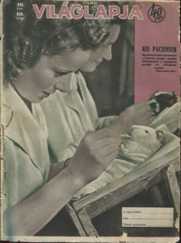 Tolnai Vil�glapja 46. �vfolyam. 10. sz�m Budapest, 1944. m�rcius 8.