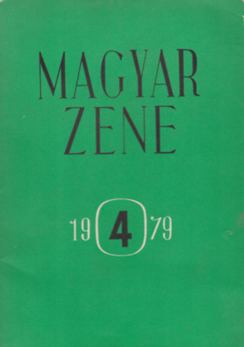 Magyar zene 1979/4