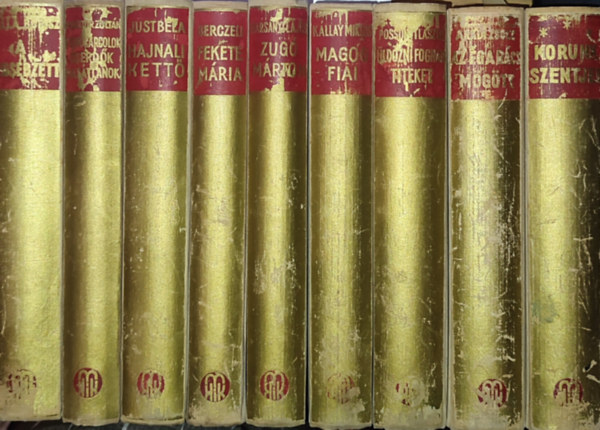 Possonyi L�szl�, K�llay Mikl�s, Hars�nyi Lajos, Berczeli A. K�roly, Just B�la Aradi Zsolt - 9db k�tet a Magyar Katolikus �r�k sorozatb�l - Korunk szentjei, Aradi Zsolt-Az �g a r�cs m�g�tt, Possonyi L�szl�-�ld�zni fognak titeket, K�llay Mikl�s-Mag�g fiai, stb. (a t�bbi szerz� �s c�m a le�r�sban olvashat�)