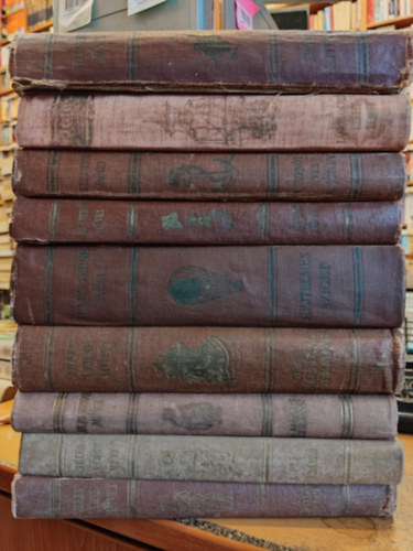 Verne Gyula  (Jules Verne) - 9 db Verne Gyula: A prmvadszok; A makacs Keraban; Grant kapitny gyermekei; A nvtelen csald; Ktvi vakci; A tizentves kapitny; A lngban ll szigettenger; Nemo kapitny; Rejtelmes sziget