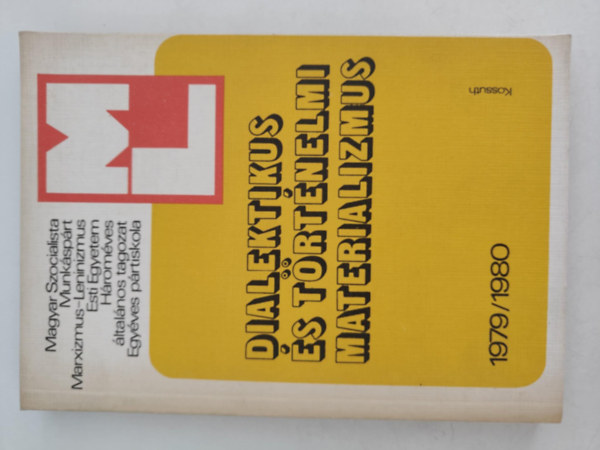 Dialetikus és történelmi materializmus 1979/1980