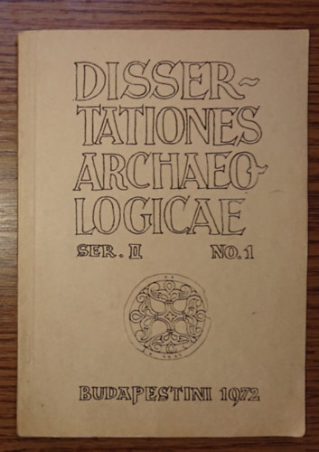 Dissertationes Achaeologicae Ser. II. No. 1