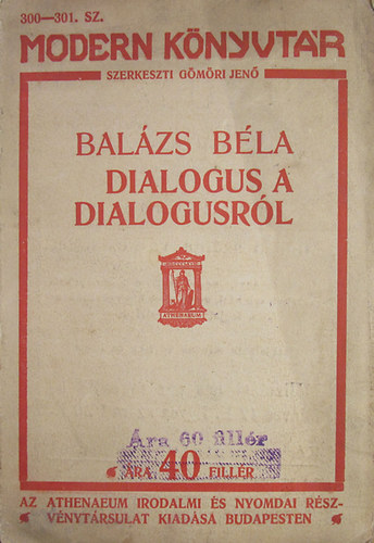 Balzs Bla - Dialogus a dialogusrl